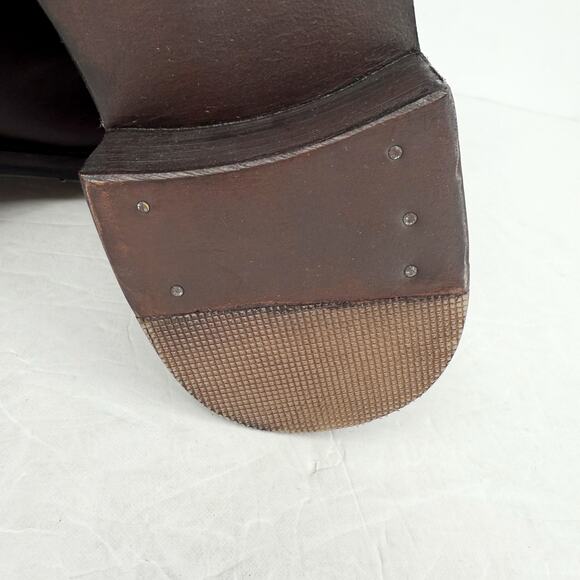 Vintage Foundry Women Mathilde Calf High Boot US 10 EU 41 Dark Brown Leather EUC - Picture 12 of 13